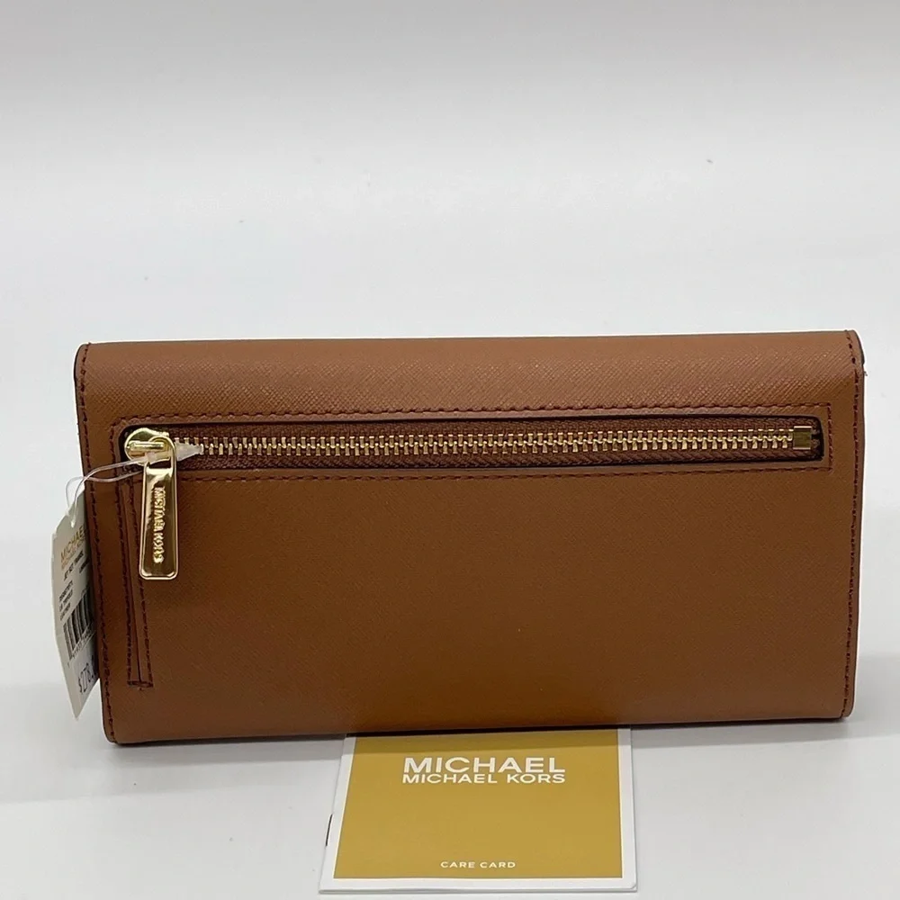 Michael Kors Large Trifold Wallet Luggage - Picture 4 of 8